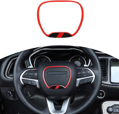 #ad For Dodge Challenger Charger 2015 Durango Accessories Steering Wheel Trim Cover $4.95