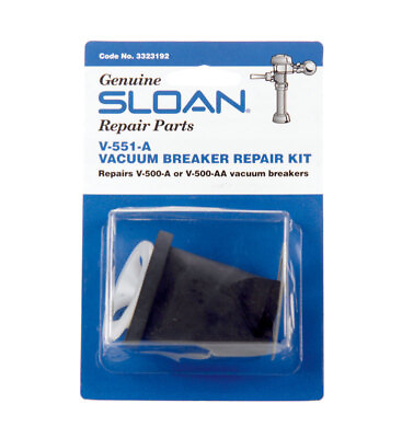 #ad Sloan 3323192 Vacuum Breaker Repair Kit with Polished Chrome Rubber Handle $11.64