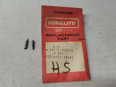 #ad #ad Homelite 59717 TWO Carburetor Fuel Inlet Needle Chainsaws $6.99