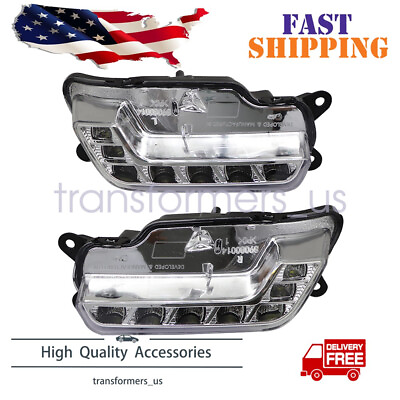 #ad LED DRL Fog Lights Driving Lamps for Mercedes Benz E550	Convertible 2 Door 2016 $60.99