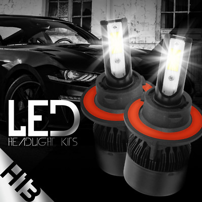 #ad 488W 48800LM LED H13 9008 Headlight Kit Hi Low Beam Bulbs White 6000K HighPower $22.99