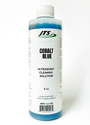 Ultrasonic Solution Cleaner Cobalt Blue Concentrate Cleaning Jewelry Parts 8oz $9.79