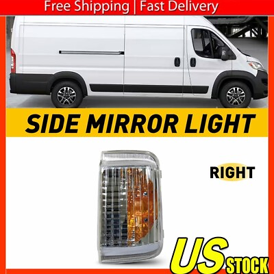 #ad Passenger Mirror Turn Signal Fits Light For 14 23 Ram ProMaster 1500 2500 3500 B $18.99