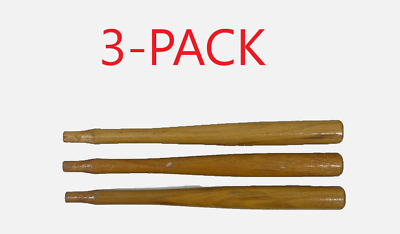 #ad HAMMER HANDLE 9 1 2quot; 3 PACK HICKORY OVAL EYE 3 8quot; X 1 4#x27; $14.99