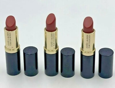 #ad Lot x3 Estee Lauder Pure Color Envy Sculpting Lipstick 420 Rebellious Rose NWOB $13.99