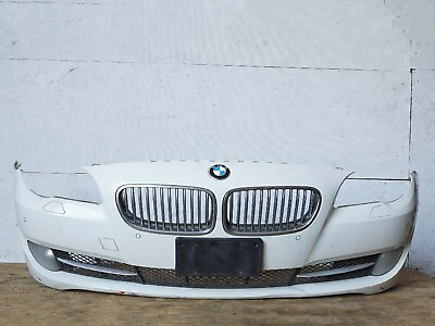 #ad 2011 2013 Bmw 5 Series F10 Bumper Cover Panel W Park Assist Washer Front Oem $809.99