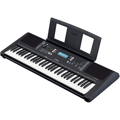 #ad Yamaha PSR E373 61 Key Portable Keyboard With Power Adapter $179.99