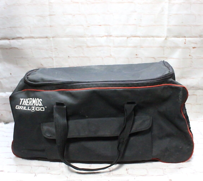 #ad Thermos Grill 2 Go Portable Carry Bag Case With Wheels Black $93.64