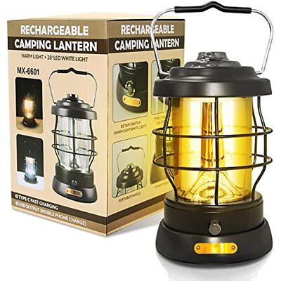 #ad Retro Camping Lantern 2 Modes Dimmable Outdoor Hiking Adventure Emergency Light $25.99