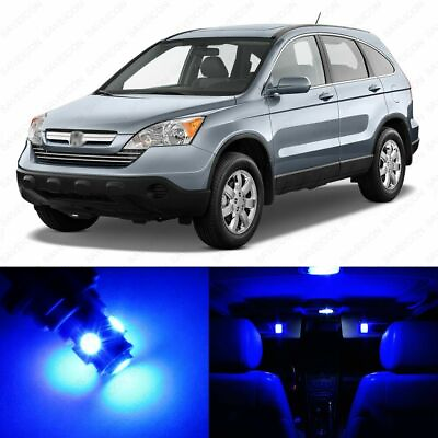 #ad 8 x Blue LED Interior Lights Package For 2007 2012 Honda CR V CRV PRY TOOL $9.99