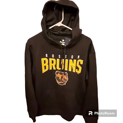 #ad Men#x27;s Fanatics Branded Black Boston Bruins Authentic Pullover Hoodie LARGE BEAR $99.00