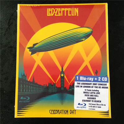 #ad Led Zeppelin – Celebration Day 9340650014479 2CDBlu ray Multichannel SEALED $37.59