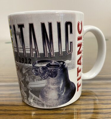 #ad Titanic The Exhibition Ceramic Mug Color Ship White Star Line $7.04