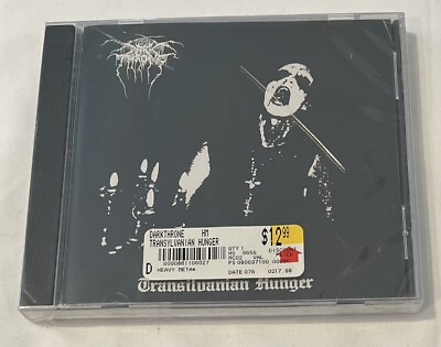 #ad Transilvanian Hunger Darkthrone CD 1997 Futurist Mayhem SEALED Cracked Case $30.00