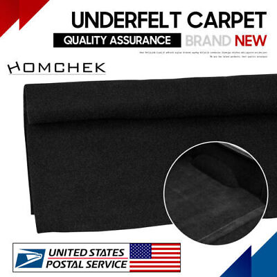#ad Black Automotive Carpet Replacement Wrap Car SUV Trunk Liner Underfelt NEW $19.12