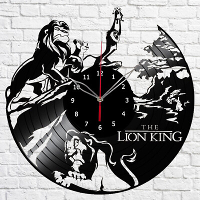 #ad Vinyl Clock The Lion King Wall Clock Unique Art Vinyl Record Wall Clock 489 $24.99