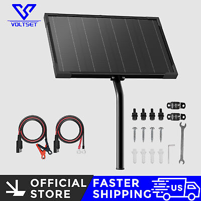 #ad Voltset 10W Solar Battery Charger Kit for Electrical Fence Automatic Gate Opener $79.99
