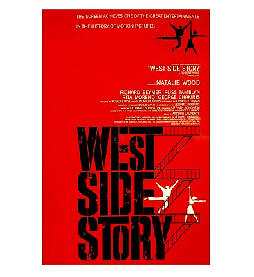 #ad West Side Story Movie Poster 24quot; x 36quot; $19.75