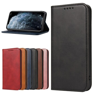 #ad Mobile Phone Cover for Apple iPhone for Samsung Flip Magnet Cover Wallet Case $9.49