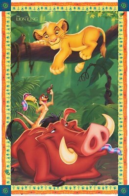 #ad THE LION KING MOVIE POSTER Dinner is Served RARE NEW PRINT IMAGE PHOTO D10 $15.68