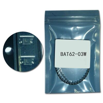 10pcs Schottky Diodes Barrier Rectifier Detector Bat62 03w 40v 20ma 580mv Sod323 $8.69