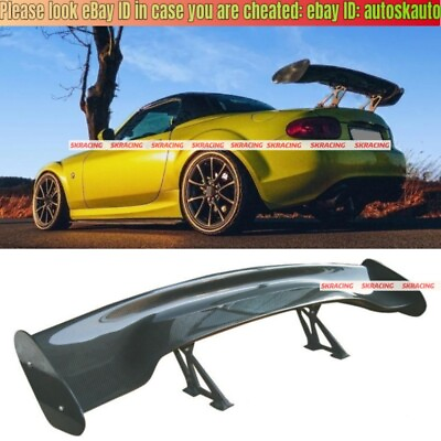 #ad #ad ABS Carbon Fiber Look GT Trunk Rear Spoiler Wing FOR MAZDA MX5 MX 5 RX 7 RX 8 $249.19