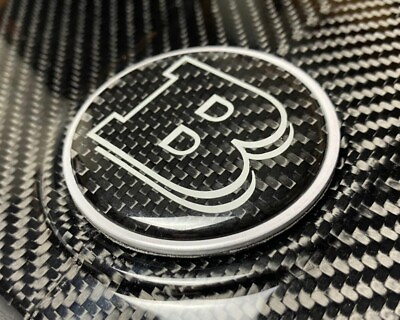 #ad G Wagon Carbon Hood Emblem Badge 55mm fits W463 W463A G500 G550 G63 $190.00