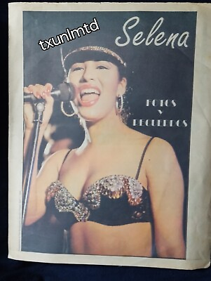 #ad Selena Quintanilla 11quot;x14quot; Original 1995 Vintage Poster Selena y Los Dinos $35.00