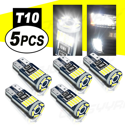 #ad 5X WHITE T10 SMD LED BULB LICENSE PLATE INSTRUMENT CLUSTER LIGHTS 194 2825 168 $9.49