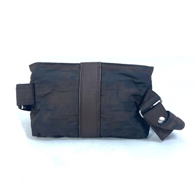 #ad HERMES Acapulco Shoulder Bag cross bag body bag Nylon Brown AU $435.00