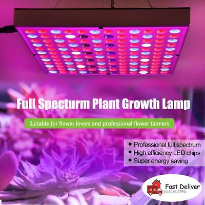 #ad 8000W LED Full Spectrum Plant UV Grow Light Veg Lamp For Indoor Hydroponic Plant $19.15