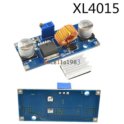 #ad 1 2 5 10PCS 5A XL4015 DC DC Step Down 4 38V Power Supply Module LED Lithium $1.34