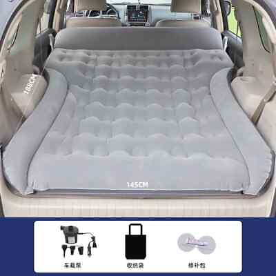 #ad Car Travel Inflatable Bed SUV 200 * 125CM Rear Seat Luggage Universal Mattress $170.74