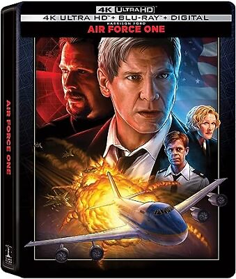 #ad New Air Force One: 25th Anniversary UHD Blu ray Digital Steelbook $19.49