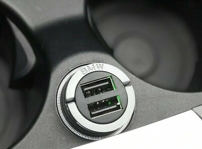 #ad OEM Genuine BMW Dual USB Charger Charging Adaptor New 65412311598 2 ports $22.95