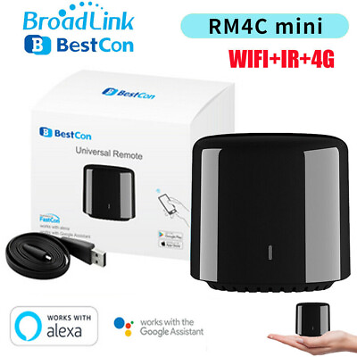 #ad BroadLink RM4C Universal Mini IR Remote Control Smart Home Automation Hub M8Q2 $15.91