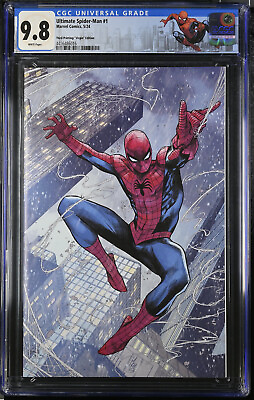 #ad Ultimate Spider Man #1 3rd Print Marco Checcetto Virgin Variant CGC 9.8 w Label $170.00