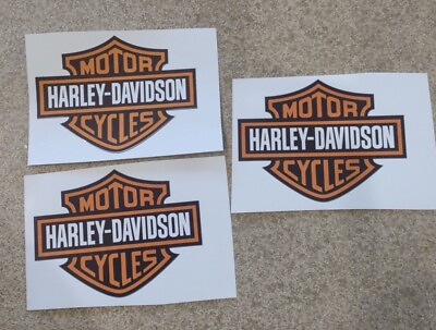 #ad #ad 3 pc. Harley Davidson stickers for car truck Bike Helmet tool box $4.50