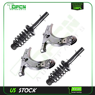 #ad For 01 05 Volkswagen Golf Jetta Front Quick Strut Assembly Lower Control Arm Kit $154.90