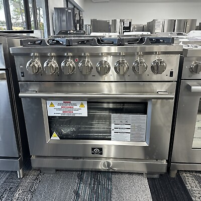 #ad Forno Capriasca FFSGS6187 36quot; Stainless Gas Range and Electric 240 Volt Oven $2399.00