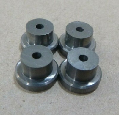 #ad 3 32quot; ID x 3 8quot; OD x 5 16quot; TALL STEEL 1 2quot; FLANGE STANDOFF SPACER BUSHINGS 4pc $19.95