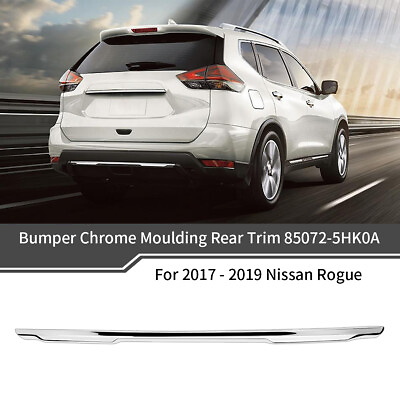 #ad Fits 2017 2018 2019 2020 Nissan Rogue Rear Bumper Chrome Trim Molding NEW $25.90