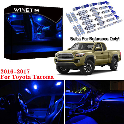 #ad New 10000K Blue Interior LED Lights Package Bulb SMD For 2016 2017 Toyota Tacoma $10.84