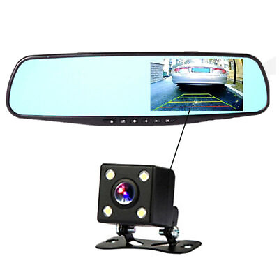 #ad 4.3#x27;#x27; HD 1080P Lens Car DVR Dash Cam Vehicle Video Recorder Rearview Camera 170° $34.50