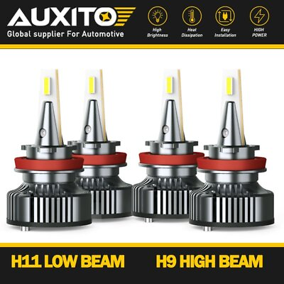 #ad AUXITO H11 LED H9 Headlight Hi Lo Canbus Beam Bulb Y13 for Nissan Altima 2012 18 $84.09