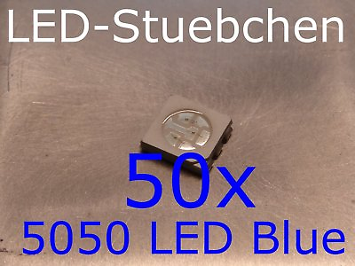 #ad 50x 5050 LED Blau EUR 4.90
