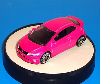 #ad Matchbox 1 Loose Car Honda Civic Type R 2008 Mtflk Pink $6.40