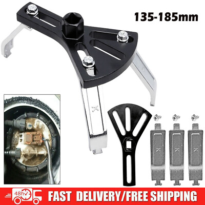 #ad 3 Universal Car Spanner Fuel Pump Lid Adjustable Tank Cover Remover Wrench Tool $20.99