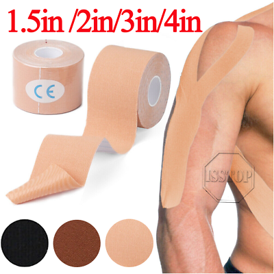 #ad 5M Kinesiology Tape Roll Waterproof Sports Muscle Physio Therapeutic Sticker USA $8.13