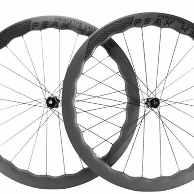 #ad #ad 700C Carbon Road Bicycle Wheelset 65mm Disc Brake Thru Axle Clincher Bike Wheels $688.50